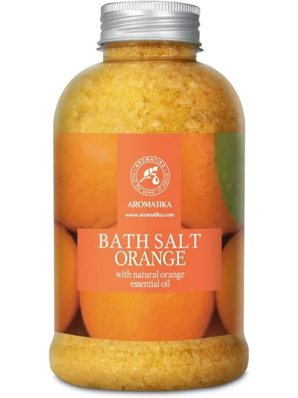 Revitalizing Orange Bath Salts with Natural Essential Oil - Spa & Wellness 21.16